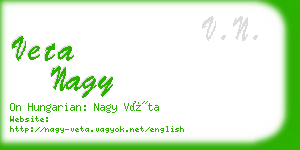 veta nagy business card